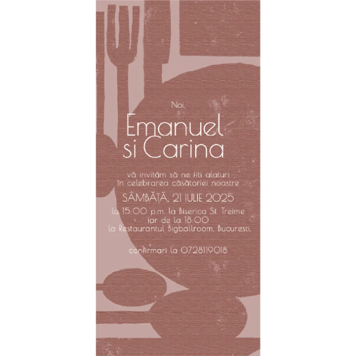 invitatie digitala nunta model N15
