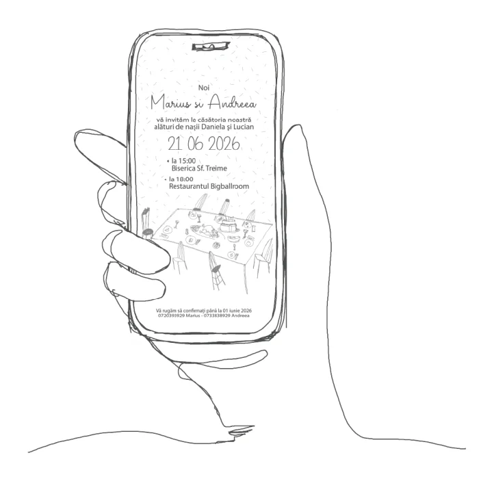 invitatie de nunta model n10