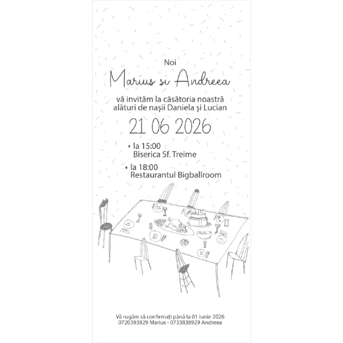 invitatie de nunta model n10