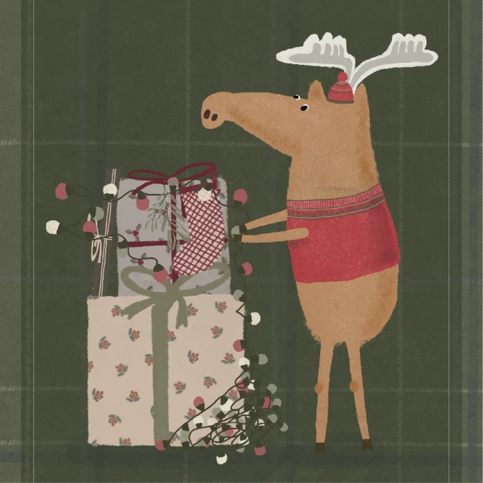 invitatie craciun model c3