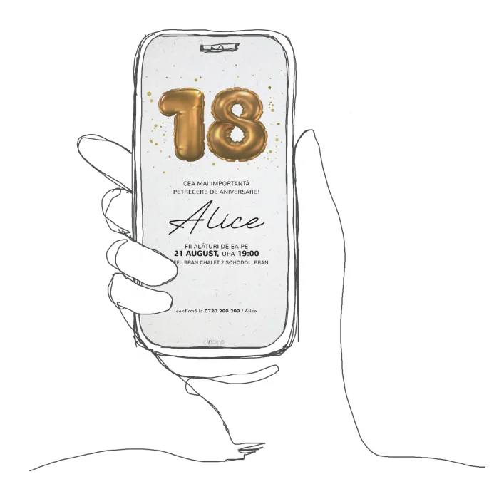 invitatie majorat model m5