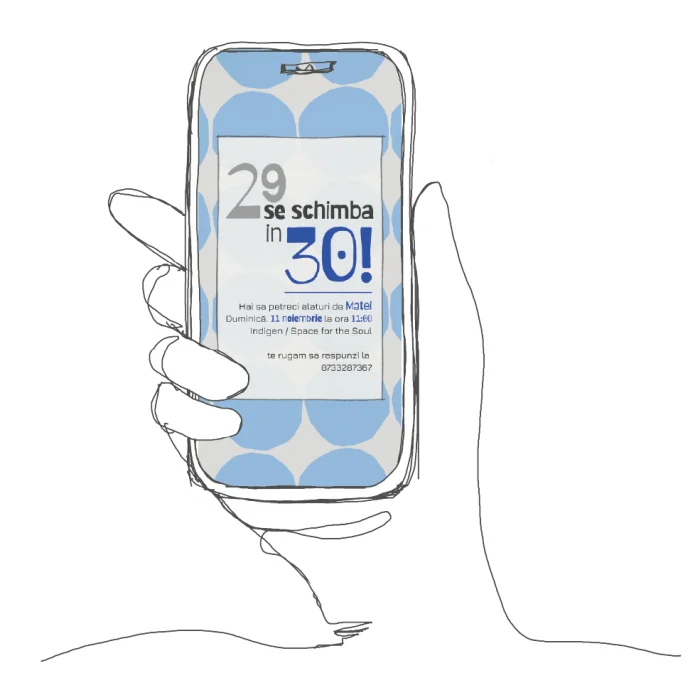 invitatie zi de nastere model A28