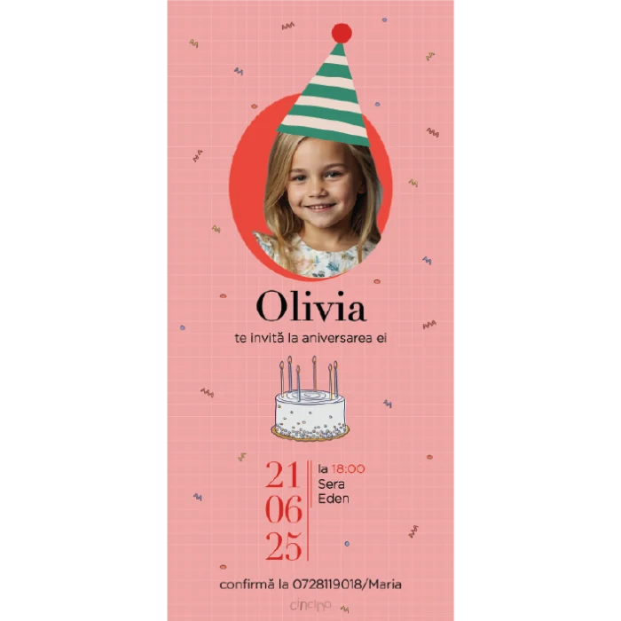 invitatie zi de nastere model A47