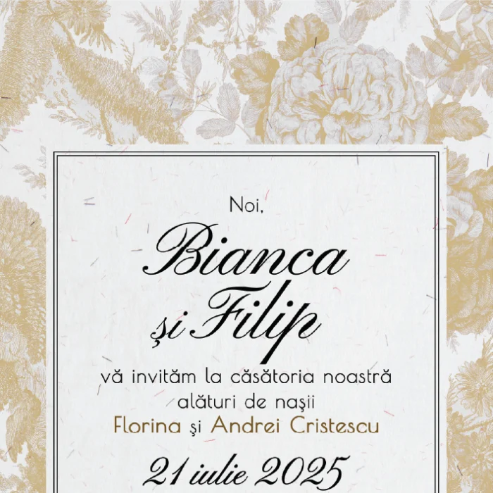 Invitație de nuntă Model N22