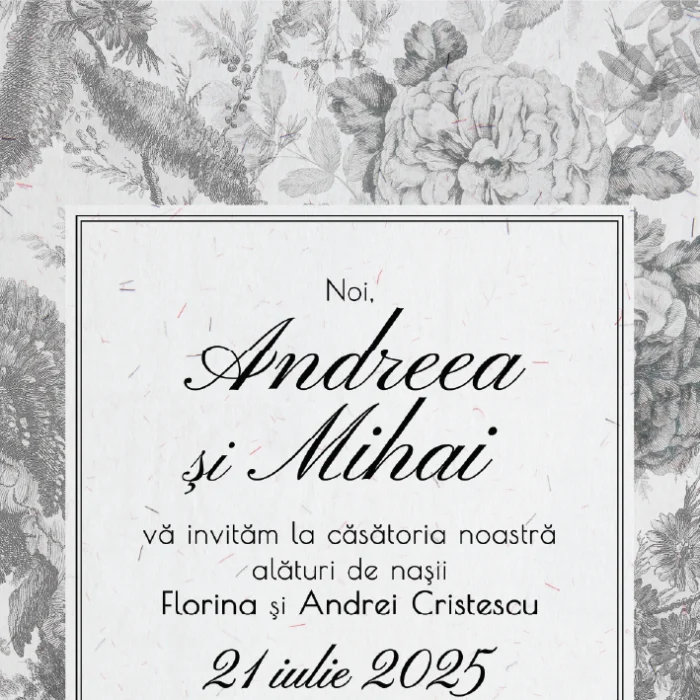 invitatie de nunta model N24